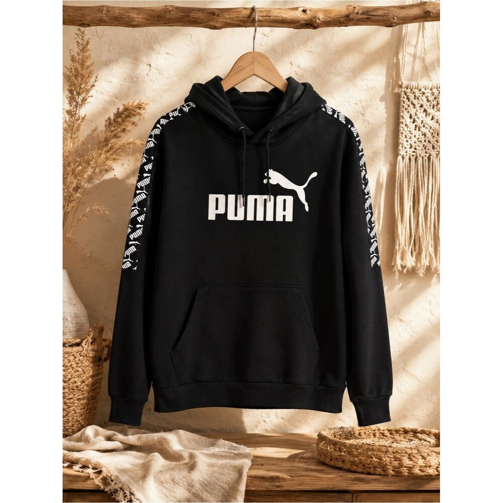 Puma Graphic‎ Logo Black Hoodie
Large